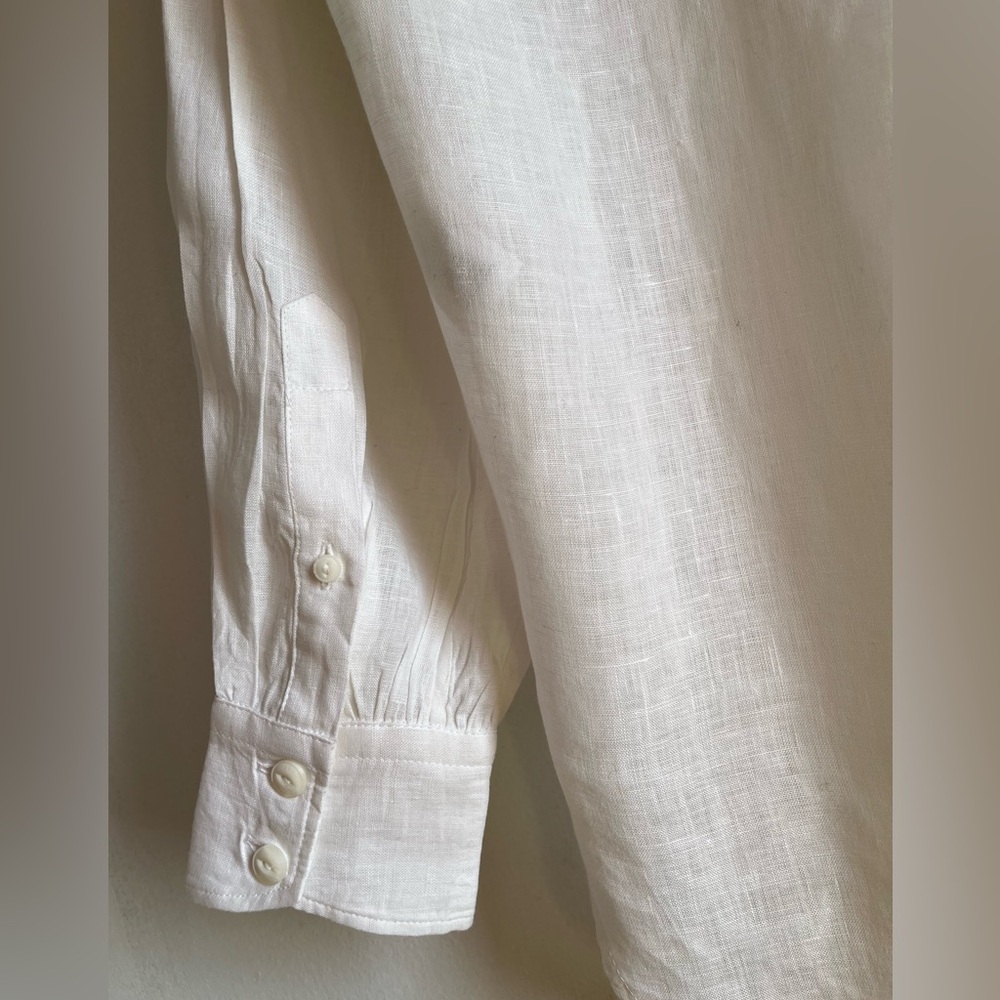 RAG & BONE Oversized Maxine Linen Shirt - Picture 9 of 12